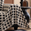 Axyaa Bohemian Jacquard Plush Throw Blanket for Sofa & Furniture protection