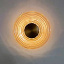 Axyaa Nordic Glass Wall Lamp Circular Bedroom Study Corridor Lighting