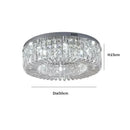Axyaa Elegant Crystal Ceiling Lamp for Home Dining Room & Bedroom Lighting