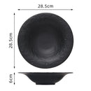 Axyaa Matte Ceramic Deep Plate Set - Restaurant Quality Tableware
