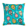 Mini Bulb Decorative Flax Pillowcase by Axyaa - 45*45cm