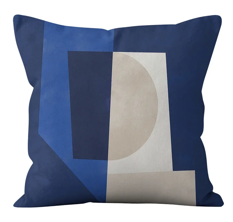 Nordic Abstract Geometric Lines Pillowcase for Home Decor - Axyaa