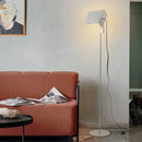 Axyaa Crystal Stainless Steel Luxury Floor Lamp for Living Room and Dining Room