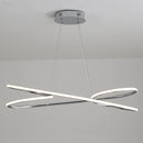 Axyaa Modern LED Chandelier: Gold/Chrome Plated, Length 800/1000mm, Hanging Lustre Design