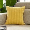 Axyaa Corduroy Cushion Cover 45x45 cm Soft & Skin-Friendly for Sofa Living Room Decor