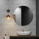 Axyaa Gray Glass Ball Wall Lamp 14.5" - Modern Lighting Fixture for Restaurant, Hotel, Aisles