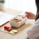 Axyaa Wheat Straw Bento Lunch Box Food Storage Container-Kids & Microwave Friendly