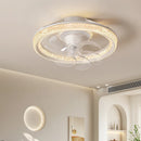Axyaa Oscillating Ceiling Fan Light Remote Control 3 Colors Quiet Bedroom Interior Lighting