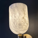 Axyaa Copper Marble Wall Lamp: Modern, Simple Design for Bedroom, Living Room, Corridor.