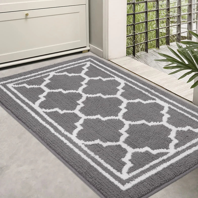 Axyaa Absorbent Anti-Slip Doormat - Indoor/Outdoor Floor Protector Rug
