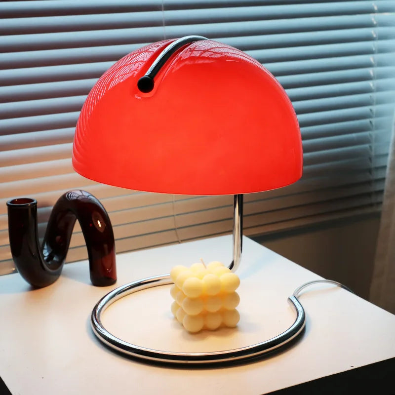 Axyaa Nordic LED Mushroom Table Lamp for Bedroom & Living Room