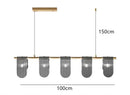 Axyaa Vintage Pendant Ceiling Chandelier for Indoor Dining Room and Living Room Lighting