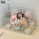 Axyaa Labubu Dustproof Doll Box: Clear Display Stand for Vinyl, Plush & Blind Toys