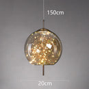 Axyaa Nordic Glass Pendant Light: Modern, Luxury, Small-Sized Design