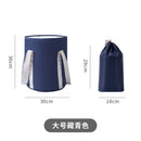 Axyaa Cylindrical Laundry Basket: Portable, Waterproof, Foldable, Thickened Design