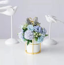 Ceramic Vase for Home Decor - Axyaa Desktop Ornament & Flower Pot