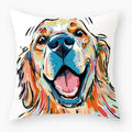 Axyaa Dog Yorkie Pug Cute Pillowcase Sofa Bedroom Decoration