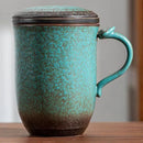 Axyaa Ceramic Tea Cup with Filter - Elegant Drinkware Gift
