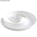 Axya Dim Sum Plate Nut Fruit Dinner Bone Creative Christmas Dessert Tray