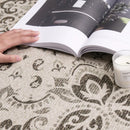 Axyaa French Round Carpet: Non-Slip, Waterproof, Anti-Fouling Rug for Living Room, Bedroom, and Sofa