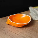 Axyaa Crab Shell Ceramic Plate Set - Restaurant Specialty Tableware