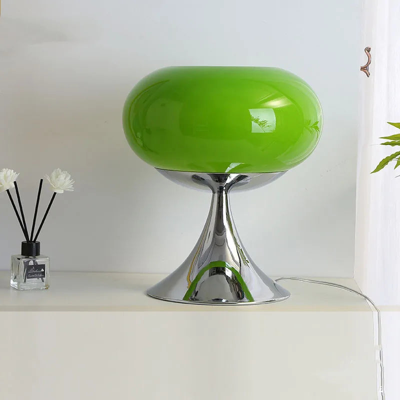 Green Apple Living Room Table Lamp - Axyaa Study Bedroom Decor Lighting