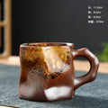Axyaa Ceramic Coffee Cups Retro Coarse Pottery Creative Mugs Office Gifts Decoration