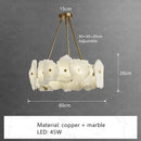 Axyaa Copper Marble Pendant Light - Versatile and Luxurious Lighting Fixture