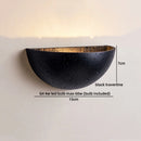 Axyaa Yellow Travertine Stone LED Wall Lamp for Interior Lighting