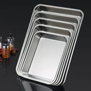 Axyaa Stainless Steel Buffet Tray Set with Drain Rack & Grease Trap
