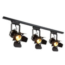 Axyaa Vintage Industrial Loft Ceiling Light in Retro Black Finish