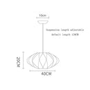 Axyaa Designer Silk LED Pendant Lamp for Home and Hospitality Lighting