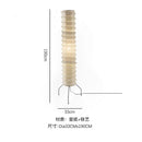 Axyaa Wabi Sabi Rice Paper Floor Lamp for Bedroom and Parlor
