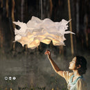 Axyaa White Paper Pendant Lamp for Ceiling Lighting E27 Luminaire