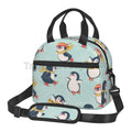 Axyaa Penguins Insulated Lunch Bag with Adjustable Strap for Picnic School Work