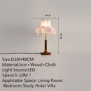 Axyaa Retro Art LED Table Lamp for Living Room, Bedroom, and Study
