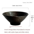 Axyaa Ceramic Ramen Bowl Soup Bowl Set: Creative Tableware for Home