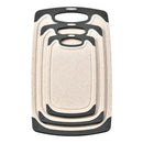 Axyaa Wheat Straw Marble Cutting Board Set - Multifunctional & Hanging Feature