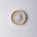 Axyaa Yellow Travertine Stone LED Wall Lamp with Pull Chain Switch