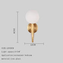 Axyaa Golden Note Wall Light: Nordic Minimalist Style Luxury Decoration for Living Room