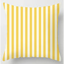 Axyaa Yellow Flower Print Cushion Cover for Home Sofa Decoration