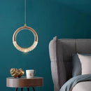 Axyaa Luxe Bedroom Pendant Light - Modern Nordic Style for Living Room & Corridor