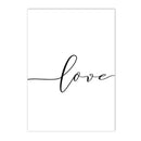 Axyaa Couple Love Kiss Line Drawing Canvas Painting Nordic Living Room Decor