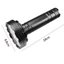 Axya UV Flashlight 395nm Black Light LED Torch for Pet Urine Stains Detection