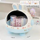 Axyaa Desktop Rabbit Storage Box Organizer for Girls' Accessories & Stationery