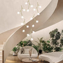 Axyaa Modern LED Ring Pendant Light Chandelier for Living and Dining Room