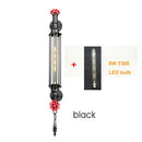 Axyaa Vintage Industrial Pipe Wall Sconce 8W LED Light for Bedroom and Cafe