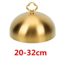 Axya Stainless Steel Dome Lid Tent for Food Serving Tray