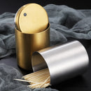 Stainless Steel Toothpick Holder by Axyaa: Nordic Style Desktop Storage Solution