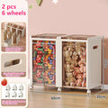 Axyaa Kids Toy Storage Box: Transparent Large Organizer for Dolls, Blocks, and Toys